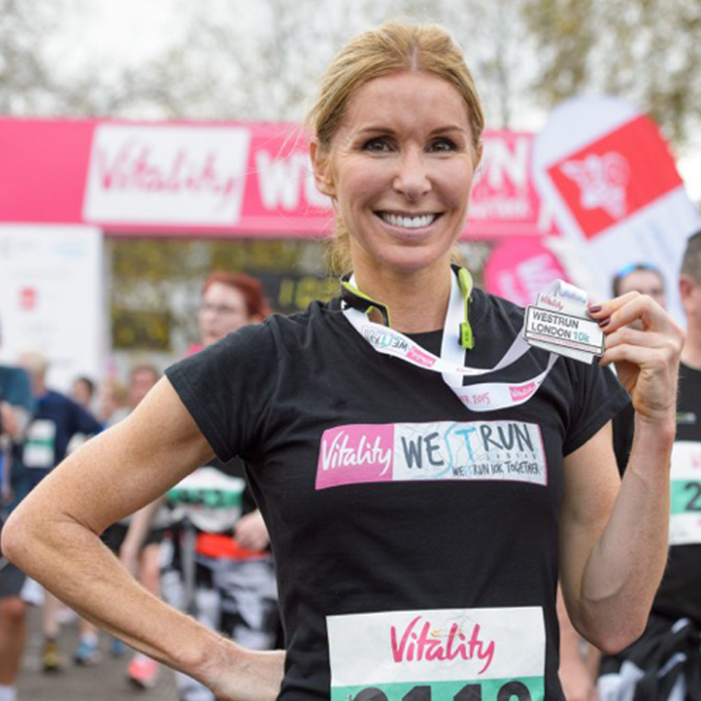 Victoria Milligan runs 10K in memory of husband and daughter